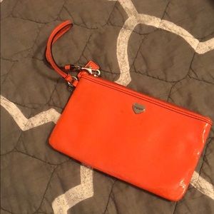 Coach small wristlet / clutch